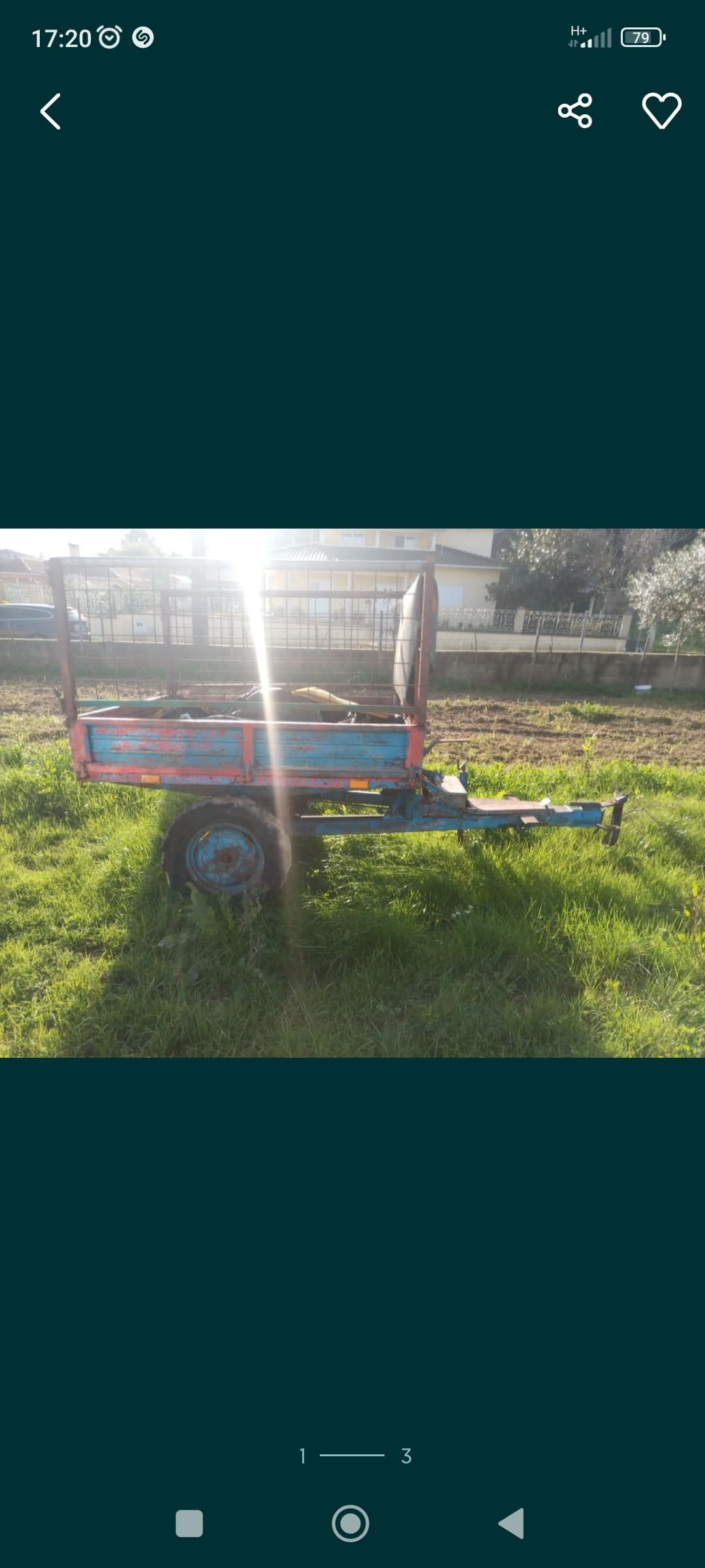 Reboque em bom estado