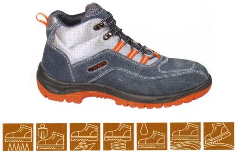 BOTAS PROTEÇÃO BIQUEIRA/PALMILHA AÇO PIONEER
