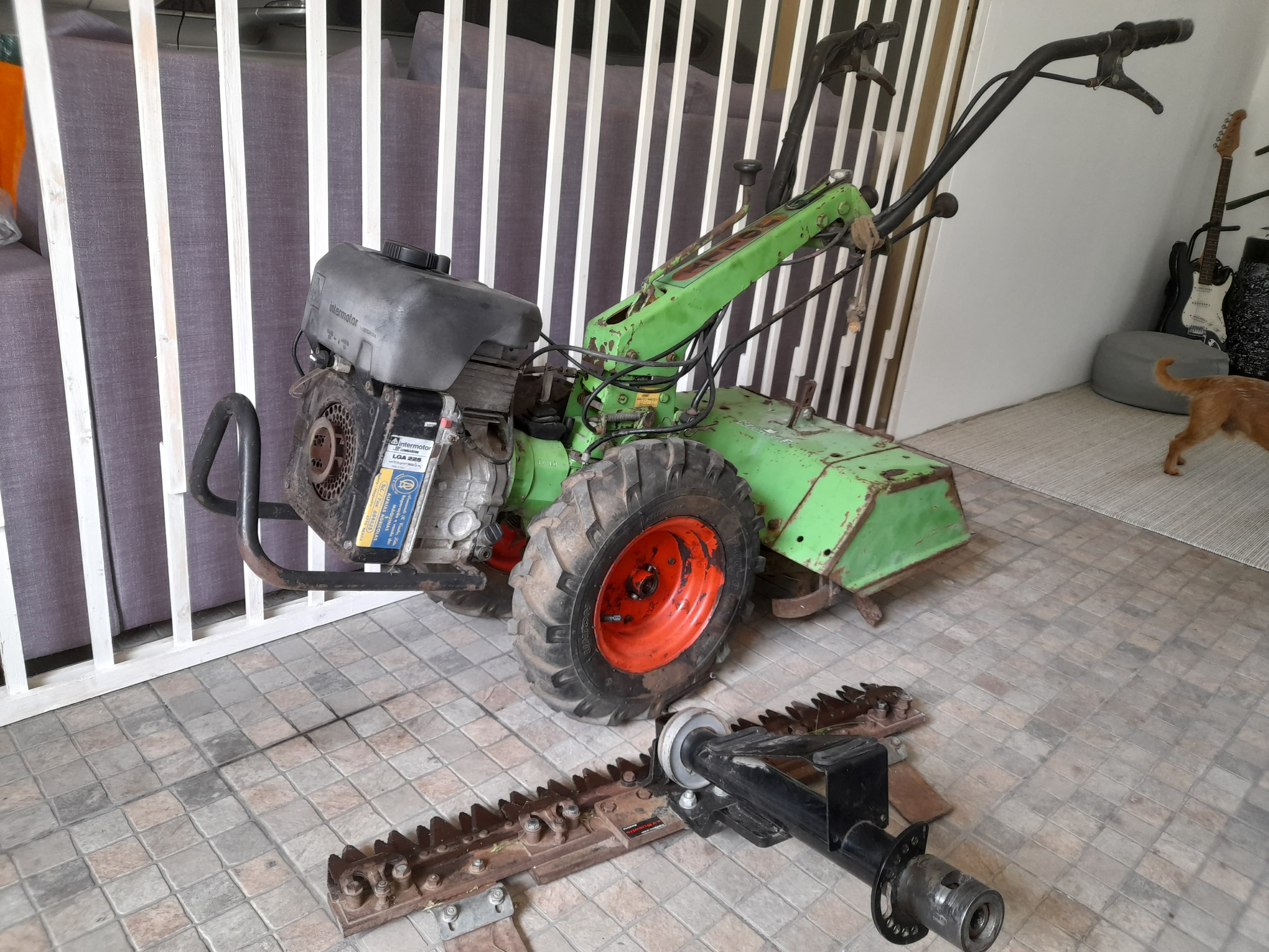 Motocultivador lombardini com freses e pente