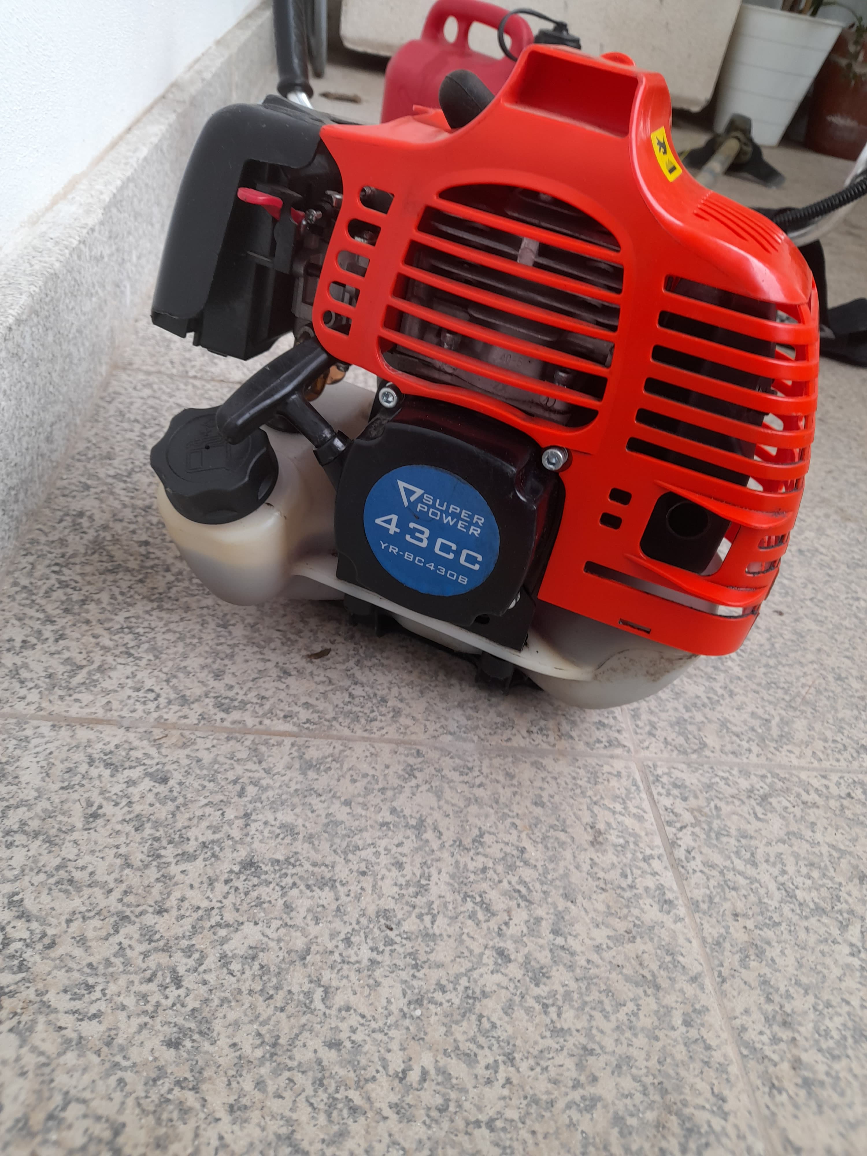 Roçadora com nova roçadeira