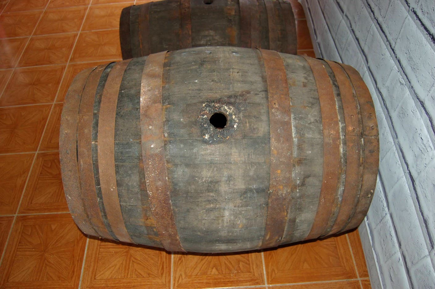 Barril vinho pipo de madeira carvalho vintage 150 litros