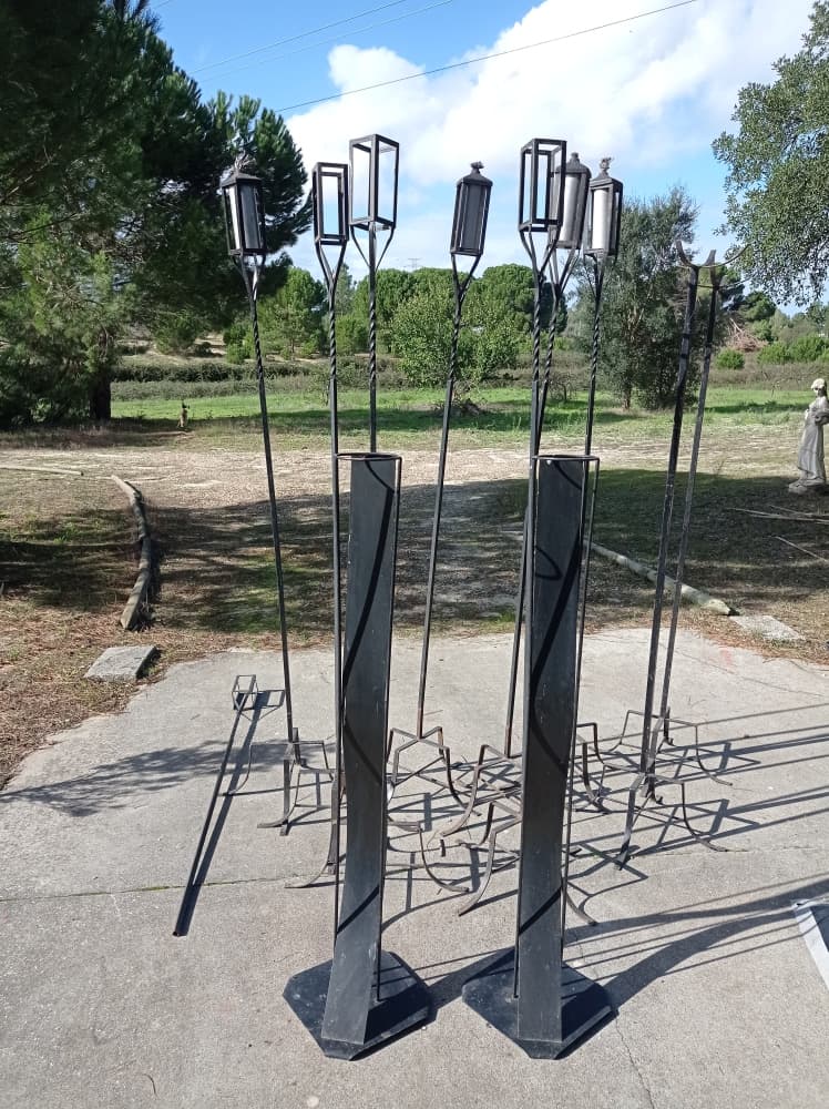 Tocheiros em ferro para festas, jardins ou embelezar espaços