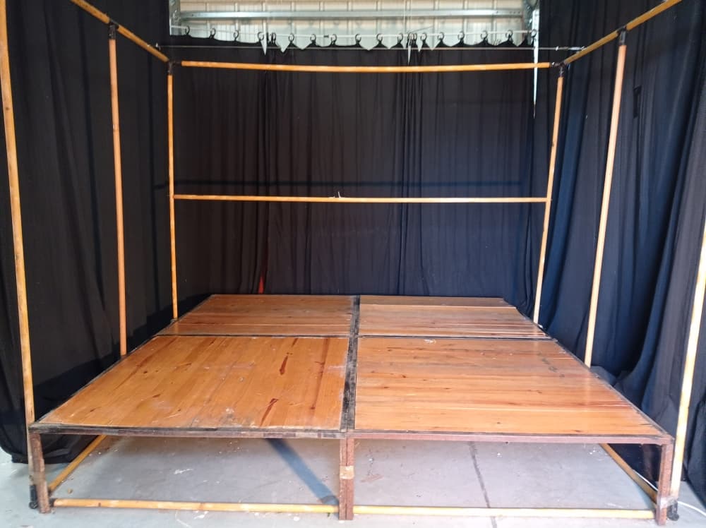 4 Palcos 2x2m com duas alturas