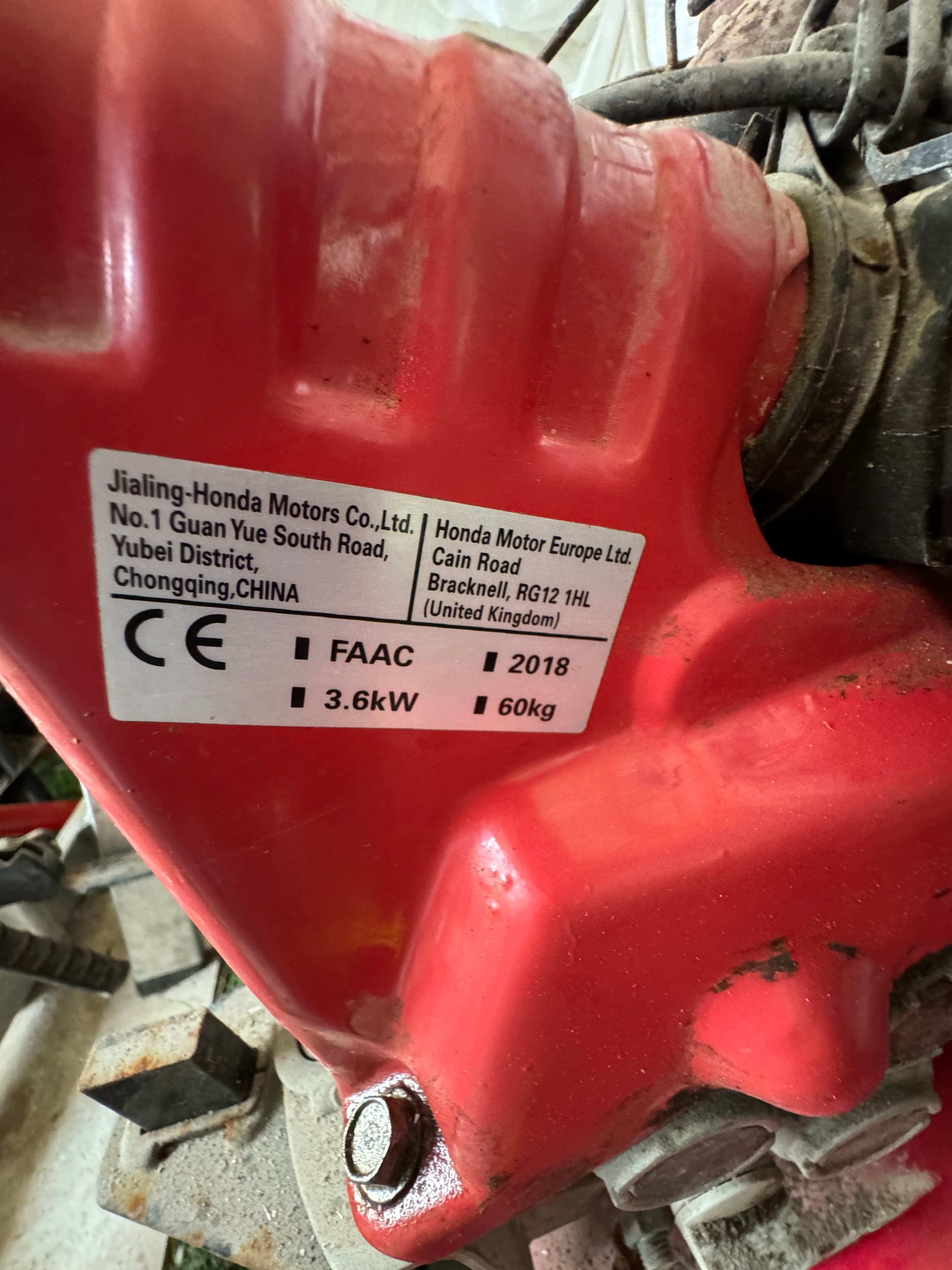 Motoenxada Honda gx160