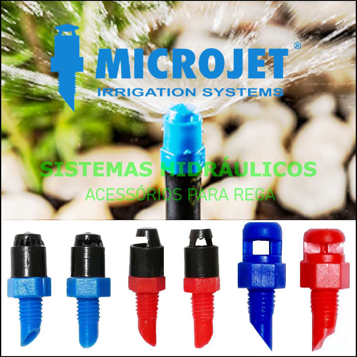 Microjets auto-roscantes c/ponteira acoplada e c/ponteira incorporada