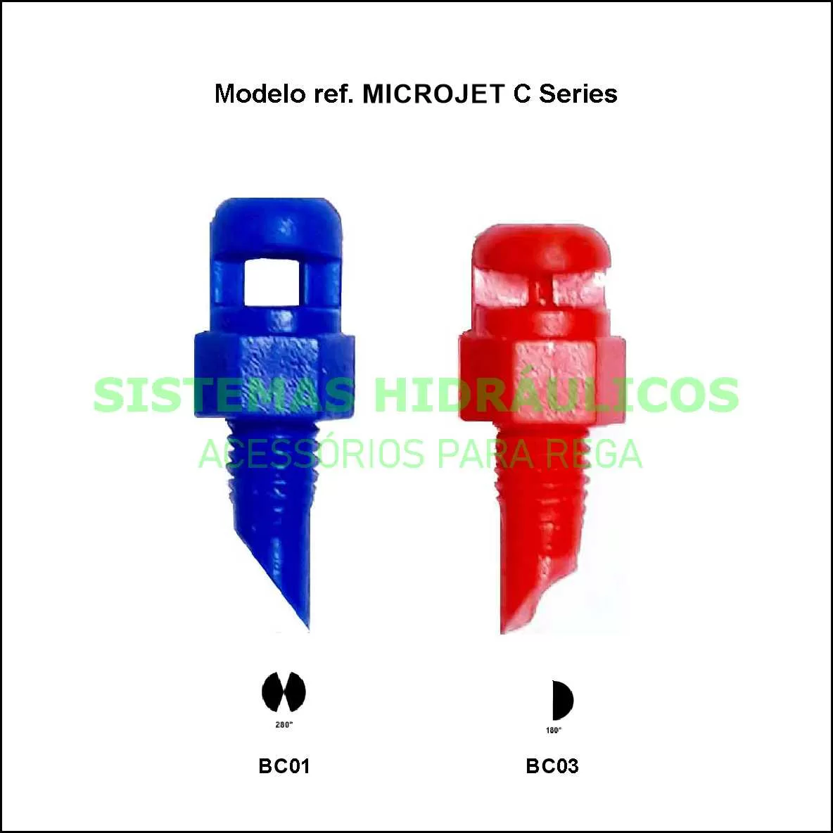 Microjets auto-roscantes c/ponteira acoplada e c/ponteira incorporada